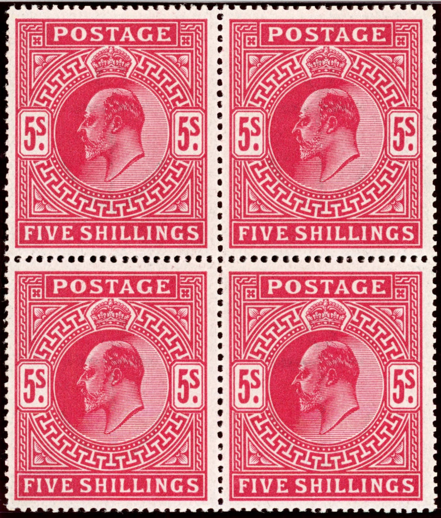GREAT BRITAIN 1911 5s Carmine, SG318