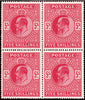 GREAT BRITAIN 1911 5s Carmine, SG318