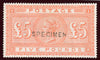 GREAT BRITAIN 1882 £5 Orange Pl1, SG137s