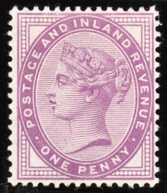 GREAT BRITAIN 1881 1d Colour trial (Die 2. 16 Dots, Pert 14), SG172var.