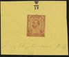 GREAT BRITAIN 1910 3d Hentschel colour essay
