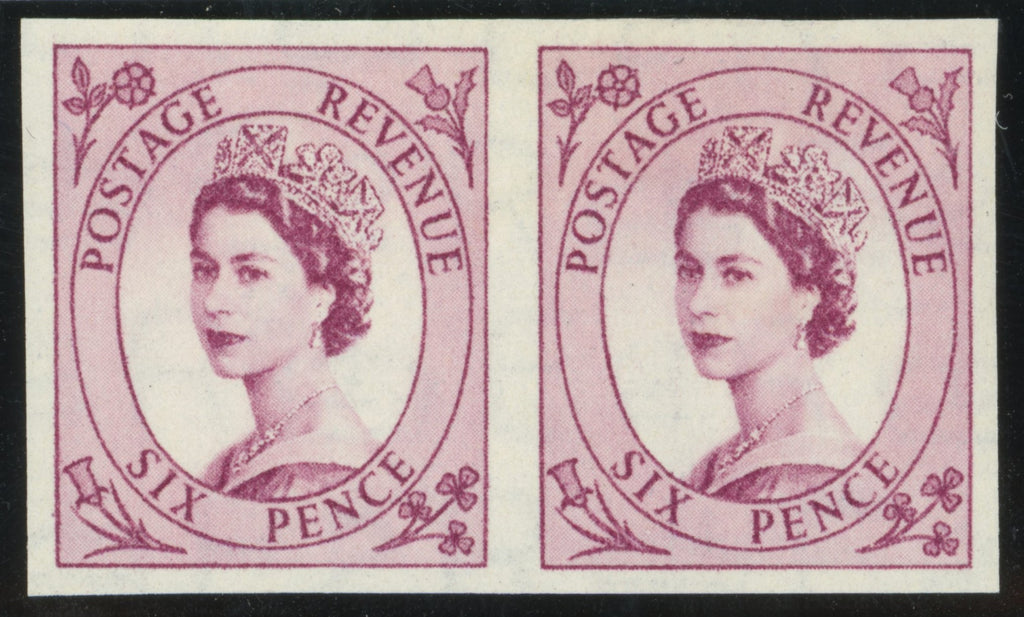 GREAT BRITAIN 1954 6d Reddish purple, SG523var