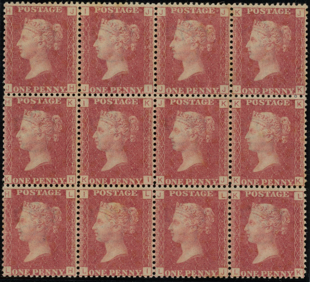 GREAT BRITAIN 1869 1d Rose red PL131, SG43