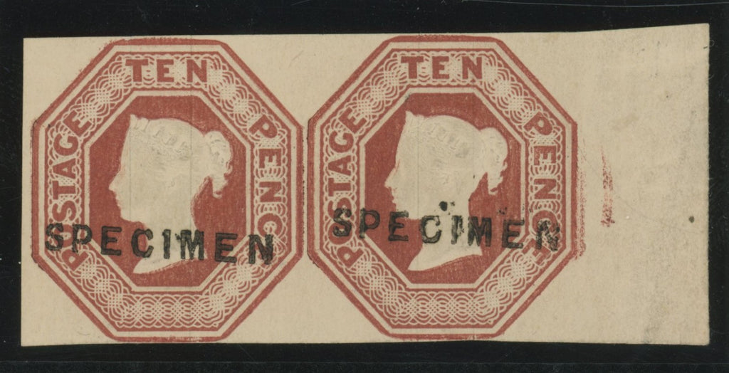 GREAT BRITAIN 1848 10d Brown (Die WW1), SG57var