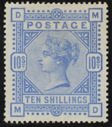 GREAT BRITAIN 1884 10s Ultramarine, SG183