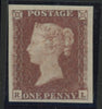 GREAT BRITAIN 1641 1d Red brown PL121 Imprimatur, SG8