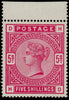 GREAT BRITAIN 1884 5s Rose, SG180