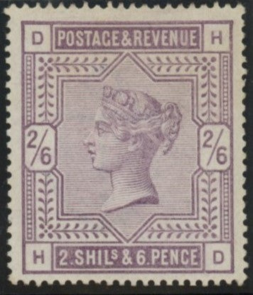 GREAT BRITAIN 1883 2s6d Lilac, SG178