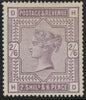 GREAT BRITAIN 1883 2s6d Lilac, SG178