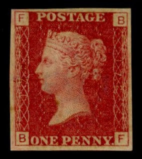 GREAT BRITAIN 1873 1d Rose red PL172, SG43var