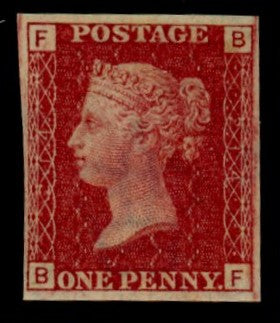 GREAT BRITAIN 1878 1d Rose red PL214, SG43var