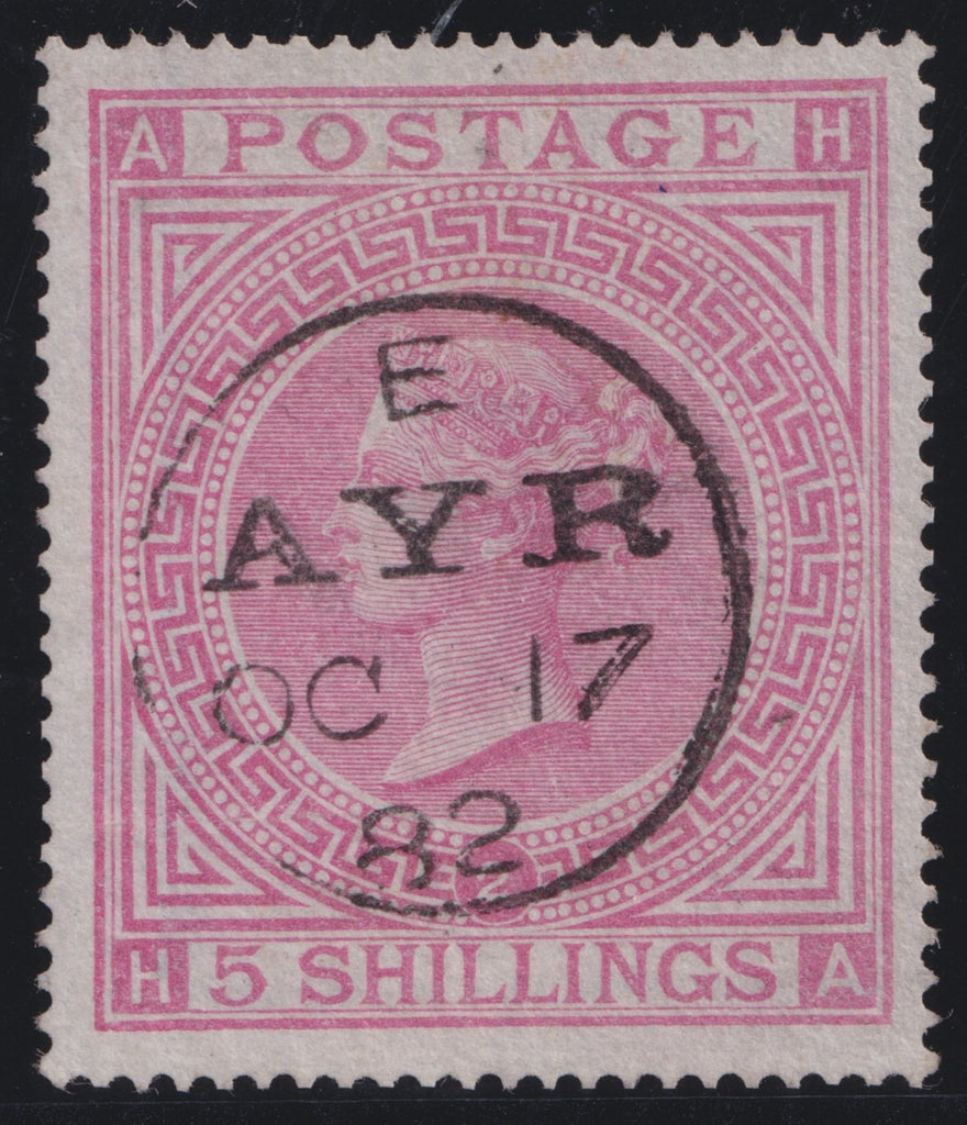 GREAT BRITAIN 1874 5s Pale rose Pl2, SG127