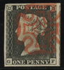 GREAT BRITAIN 1840 1d Grey black Pl 1a, SG3