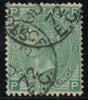 GREAT BRITAIN 1871 1s Green Pl5 (Stock Exchange Forgery), SG117var