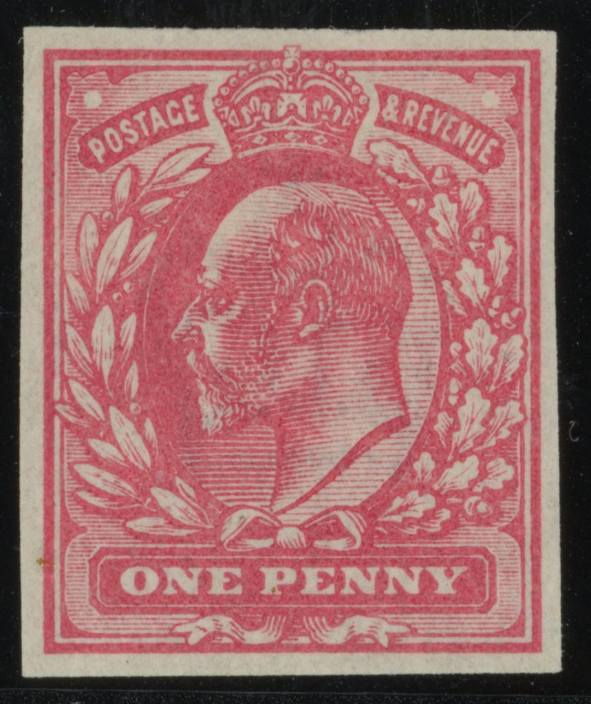 GREAT BRITAIN 1906 1d Imperforate colour trial, SG219var