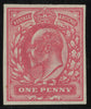 GREAT BRITAIN 1906 1d Imperforate colour trial, SG219var