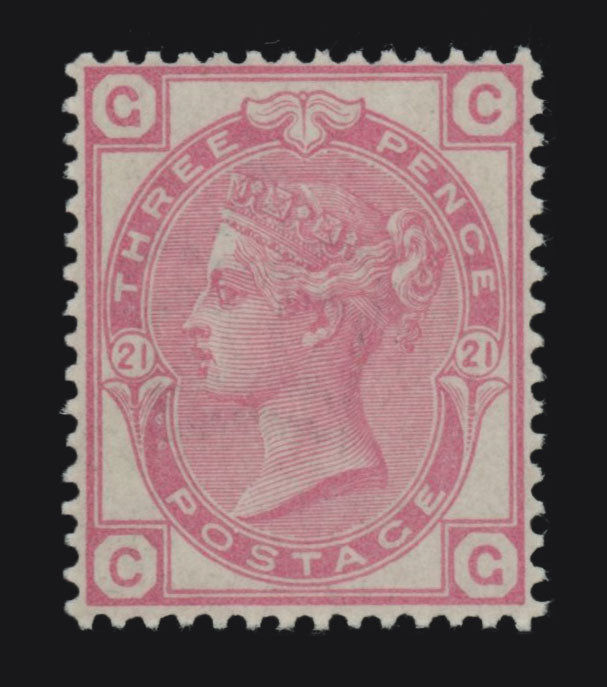 GREAT BRITAIN 1881 3d Rose Pl21, SG158