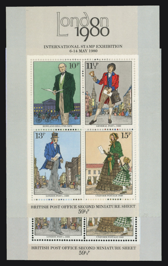 GREAT BRITAIN 1979 Rowland Hill Miniature sheet, SGMS1099c
