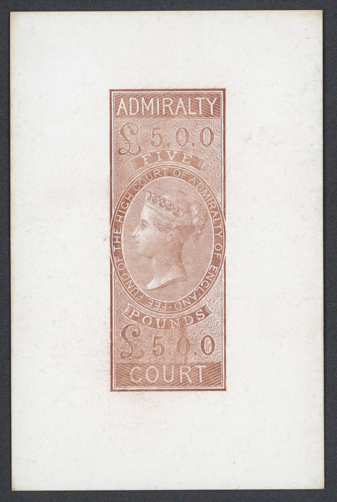 GREAT BRITAIN 1855 £5 Admiralty Court