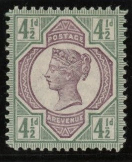 GREAT BRITAIN 1892 Unused, 4½d "Jubilee" colour trial, SG206var.