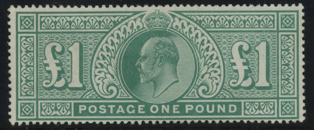 GREAT BRITAIN 1902 £1 Dull Blue Green, SG266