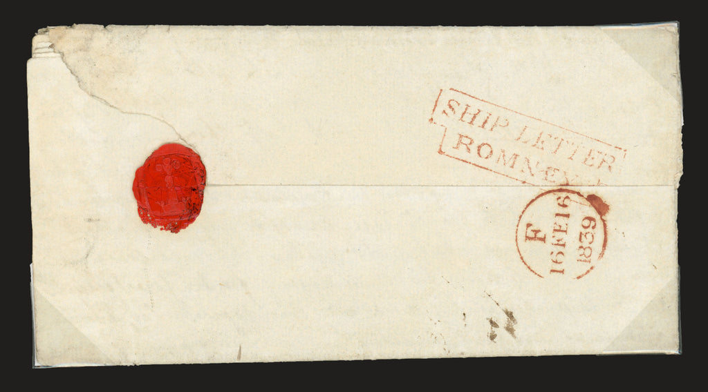 GREAT BRITAIN 1839 Maritime mail, SG