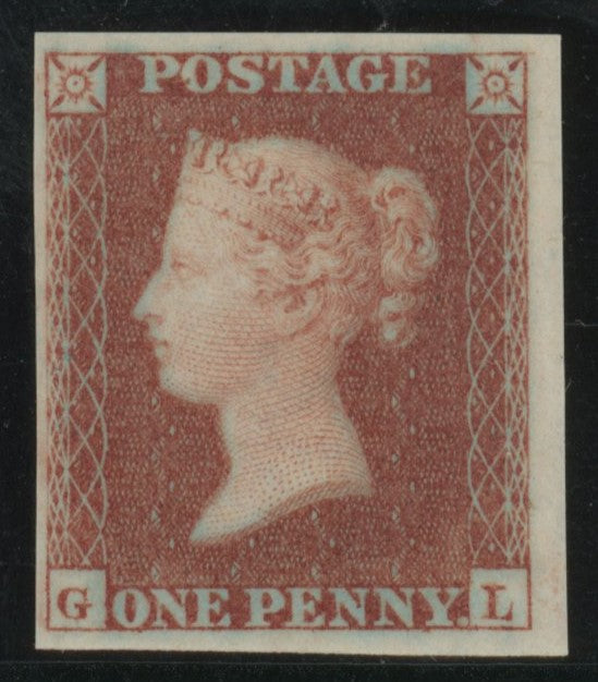 GREAT BRITAIN 1841 1d Red brown PI152 Imprimatur, SG 8 PL 152