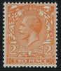 GREAT BRITAIN 1924 2d Orange (No Watermark), SG 421a