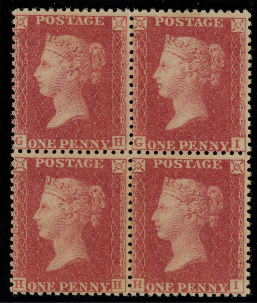 GREAT BRITAIN 1861 1d Rose-Red PI.51. (Alphabet 1V, Wmk Large Crown), SG42