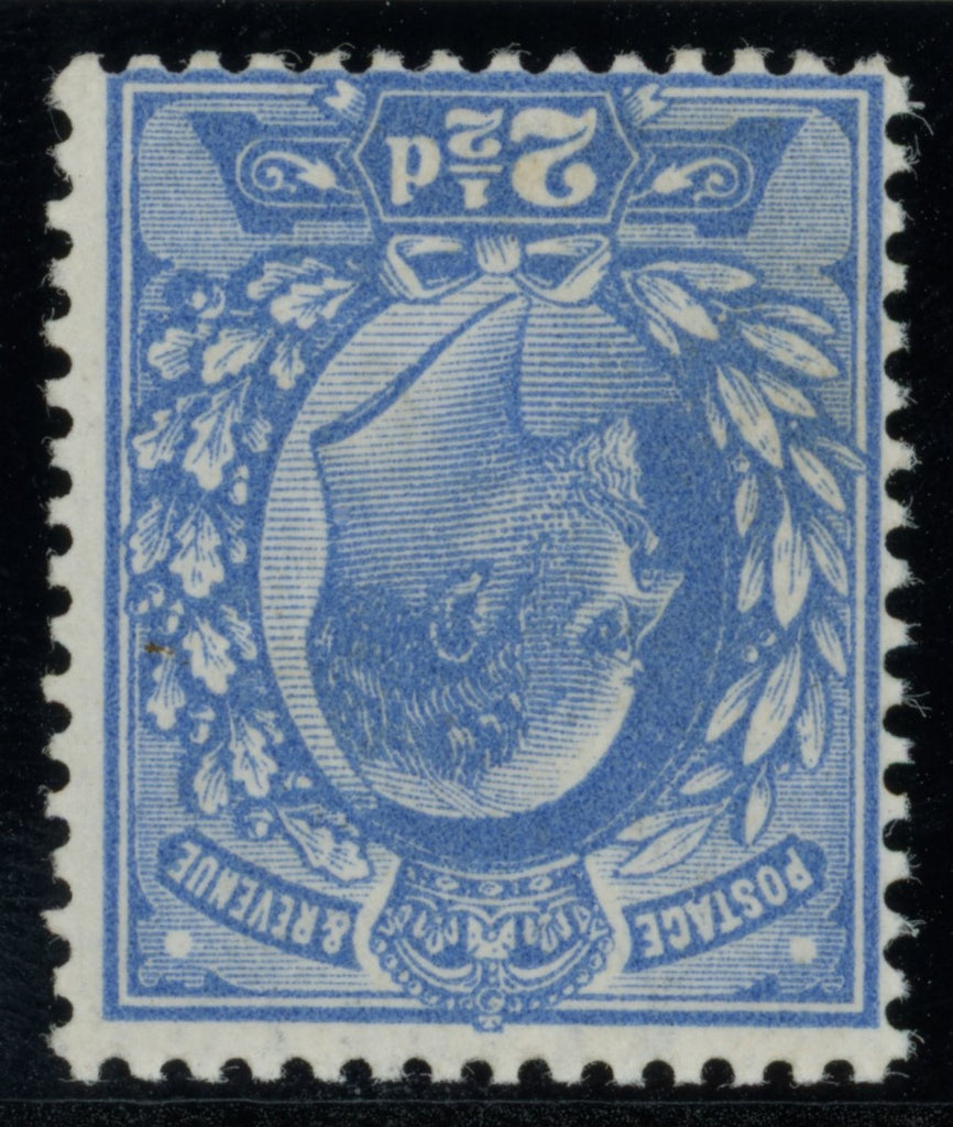 GREAT BRITAIN 1911 2 1/2d Bright blue (Perf 14, Wmk Inverted), SG 276wi