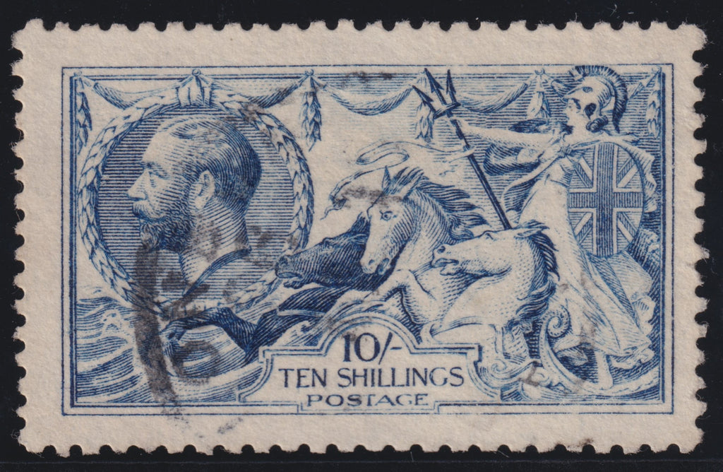 GREAT BRITAIN 1915 10s Deep blue (Worn plate) SG411var