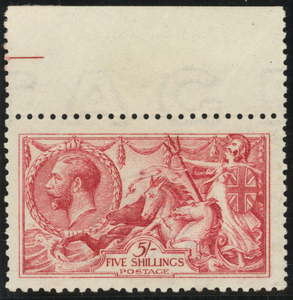 Great Britain 1915 5s bright carmine "Seahorses", SG409