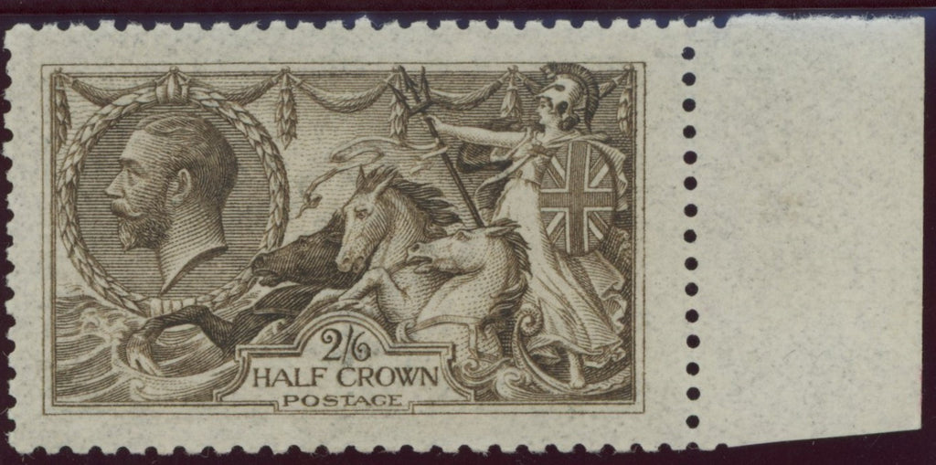 GREAT BRITAIN 1915 2s6d Sepia (Seal-Brown, Wmk. Inverted), SG408wi.
