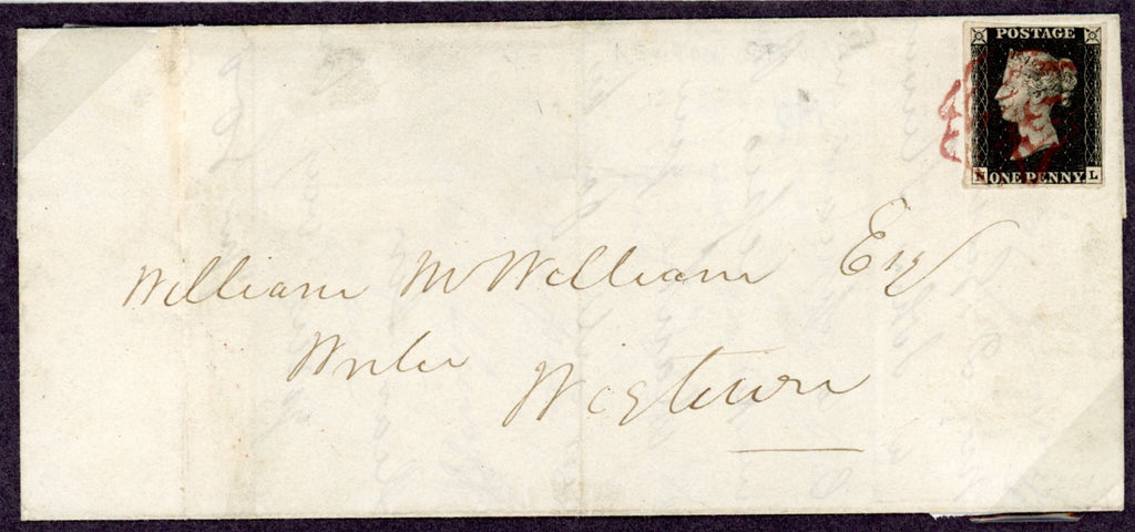 GREAT BRITAIN 1840 1d Black PL6, SG2