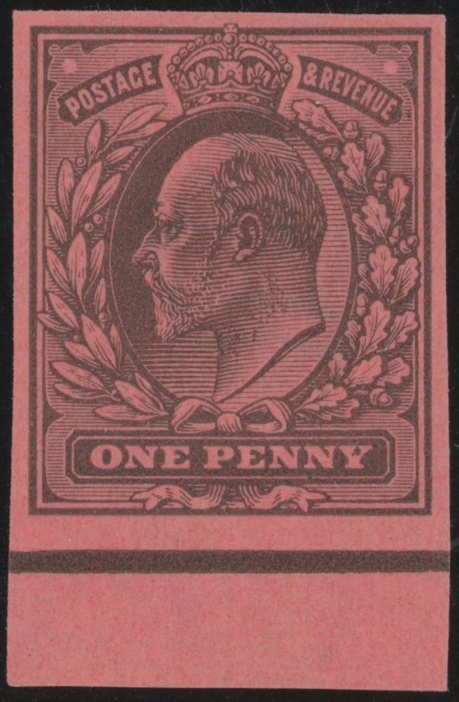 GREAT BRITAIN 1902 1d Colour Trial, SG219var
