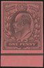 GREAT BRITAIN 1902 1d Colour Trial, SG219var