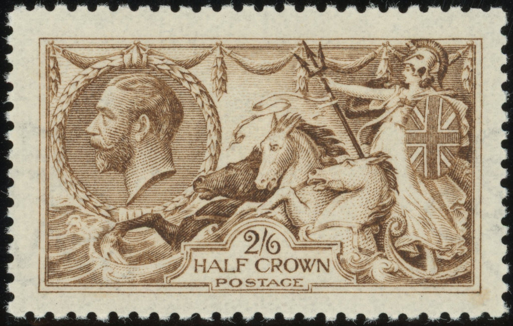 GREAT BRITAIN 1915 2s6d Yellow-Brown (Watermark Reversed), SG406wj
