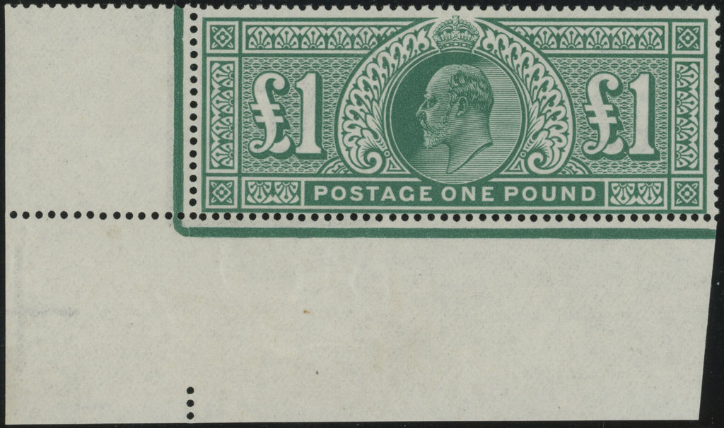 GREAT BRITAIN 1902 £1 Dull Blue-Green, SG266