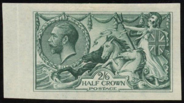 GREAT BRITAIN 1913 2s6d "Seahorse" colour trial, SG399var
