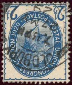 GREAT BRITAIN 1929 2½d Postal Union Congress (Wmk Inverted), SG437wi