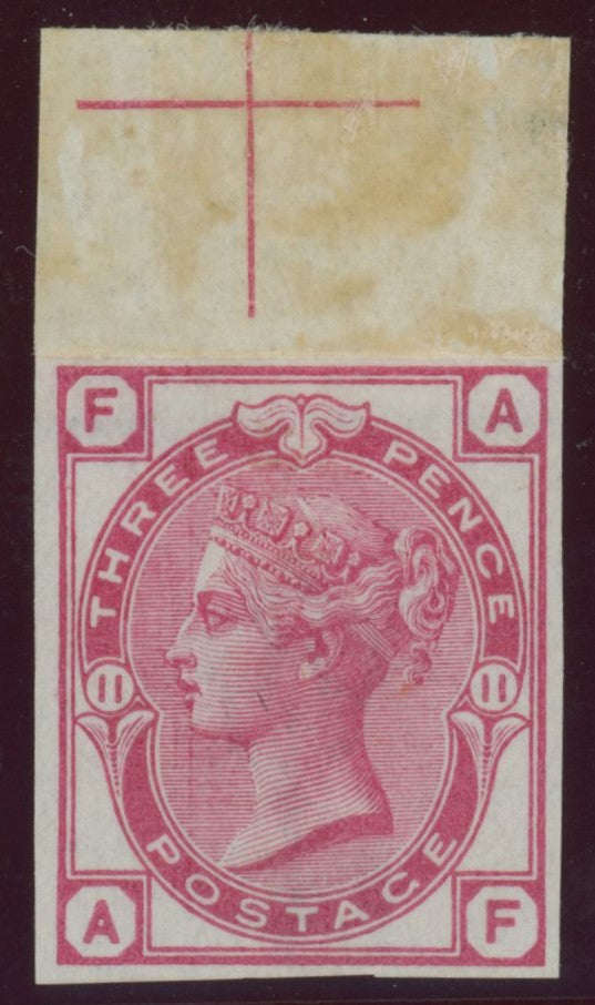 GREAT BRITAIN 1873 3d Rose PI11, SG 143var