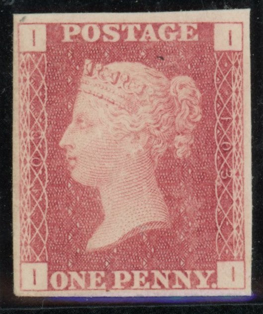 GREAT BRITAIN 1867 1d Rose “Paris Exhibition Proof" PL103, SG DP38