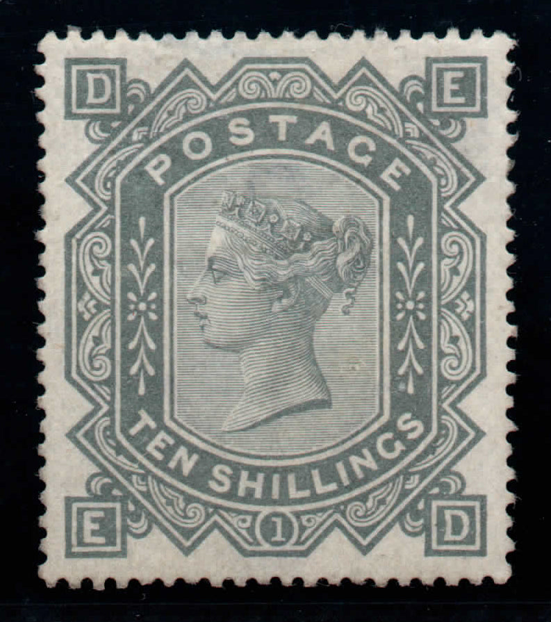 Great Britain 1883 10s greenish grey Plate 1, SG135