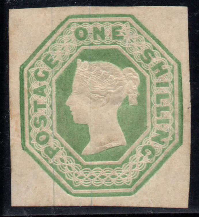 Great Britain 1847 1s pale green, SG54