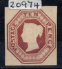 Great Britain 1850 10d brown, SG57