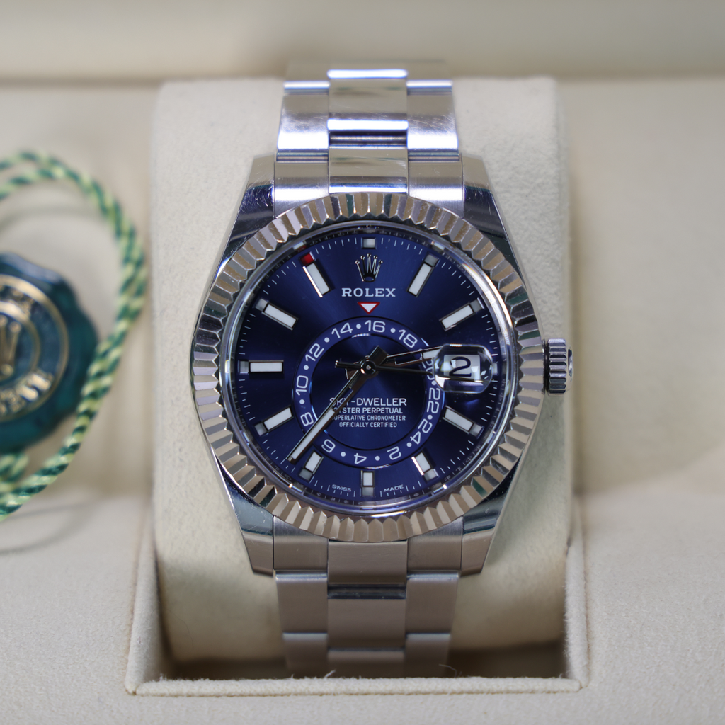 Rolex Sky-Dweller Blue Dial wristwatch ref 326934