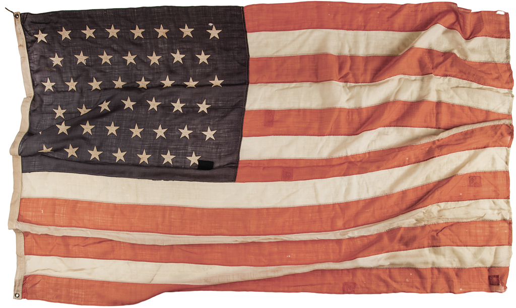 45-star US flag: Spanish-American War-era
