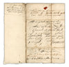 Rare 'Post Haste' letter to Oliver Cromwell