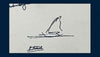 John F. Kennedy sailboat sketch and doodles on a 1959 campaign programme