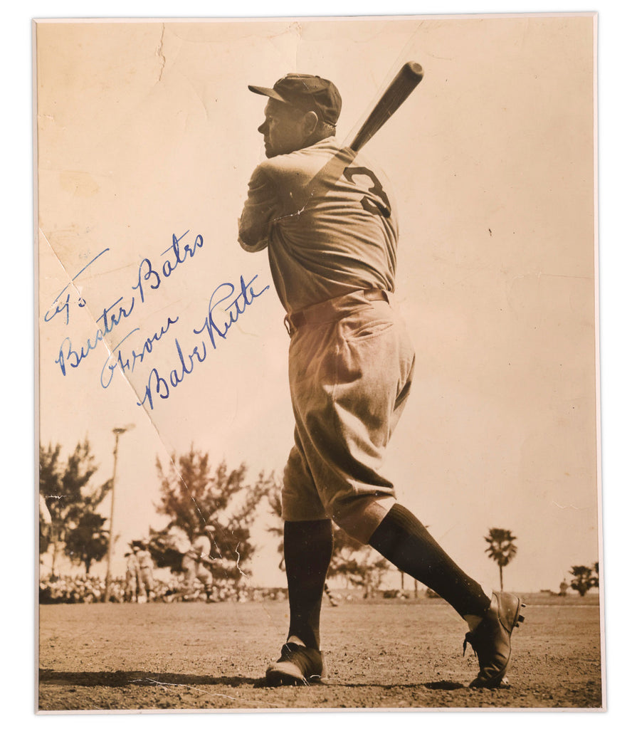 Signerad Rutho Babe Ruth Signed Photograph
